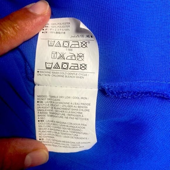 Old Navy Sexy & Sheer Dressy Royal Blue Hi-Lo Tank Top Size SP - Picture 7 of 8